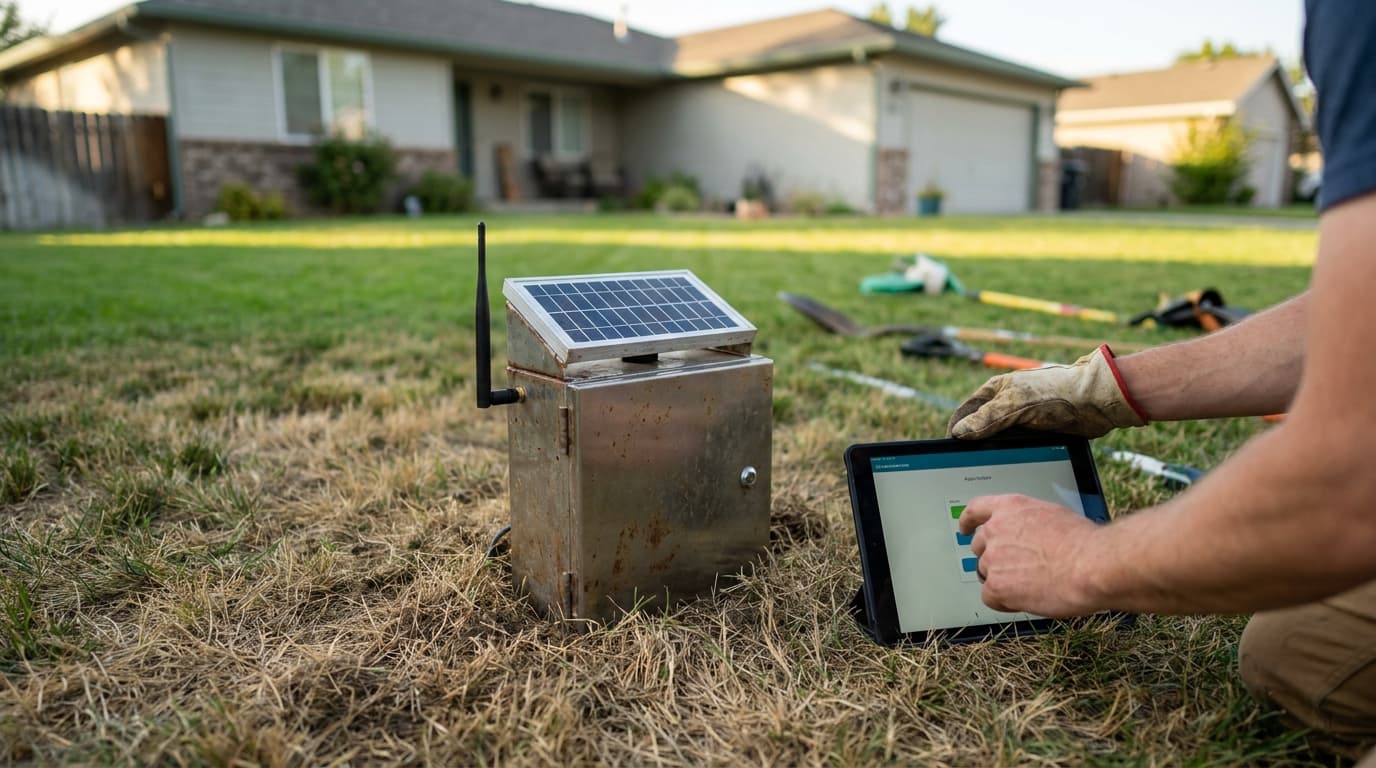 Solar-Powered Sprinkler Simplifies Lawn Care