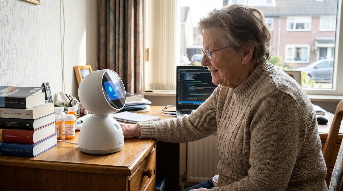 ElliQ companion robot assists older adults