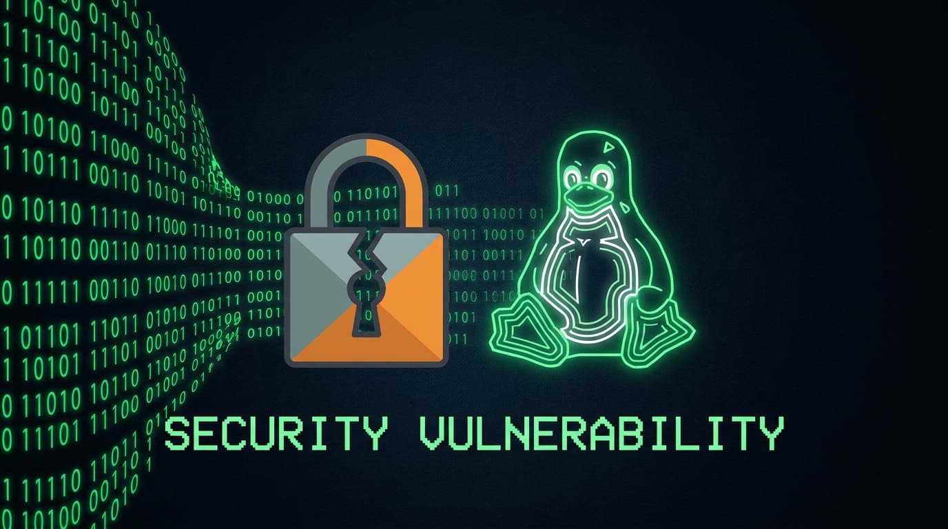 Illustration of a broken lock representing the DirtyDecrypt Linux kernel vulnerability.