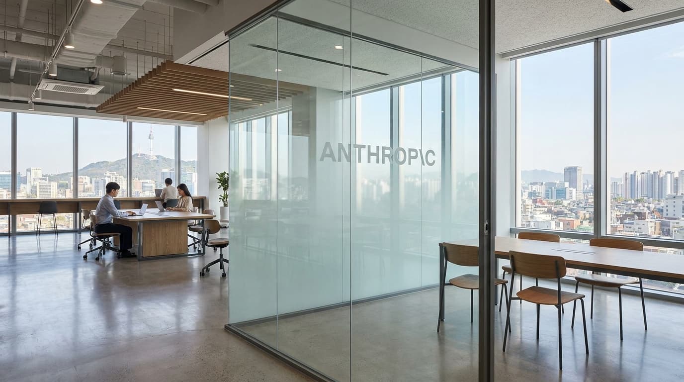 Anthropic's new office in Seoul, South Korea, led by former Snowflake executive Choi Ki-young.