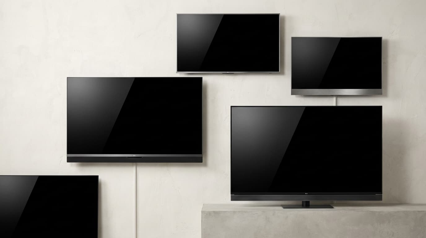 A collection of modern televisions on display, representing early Memorial Day deals.
