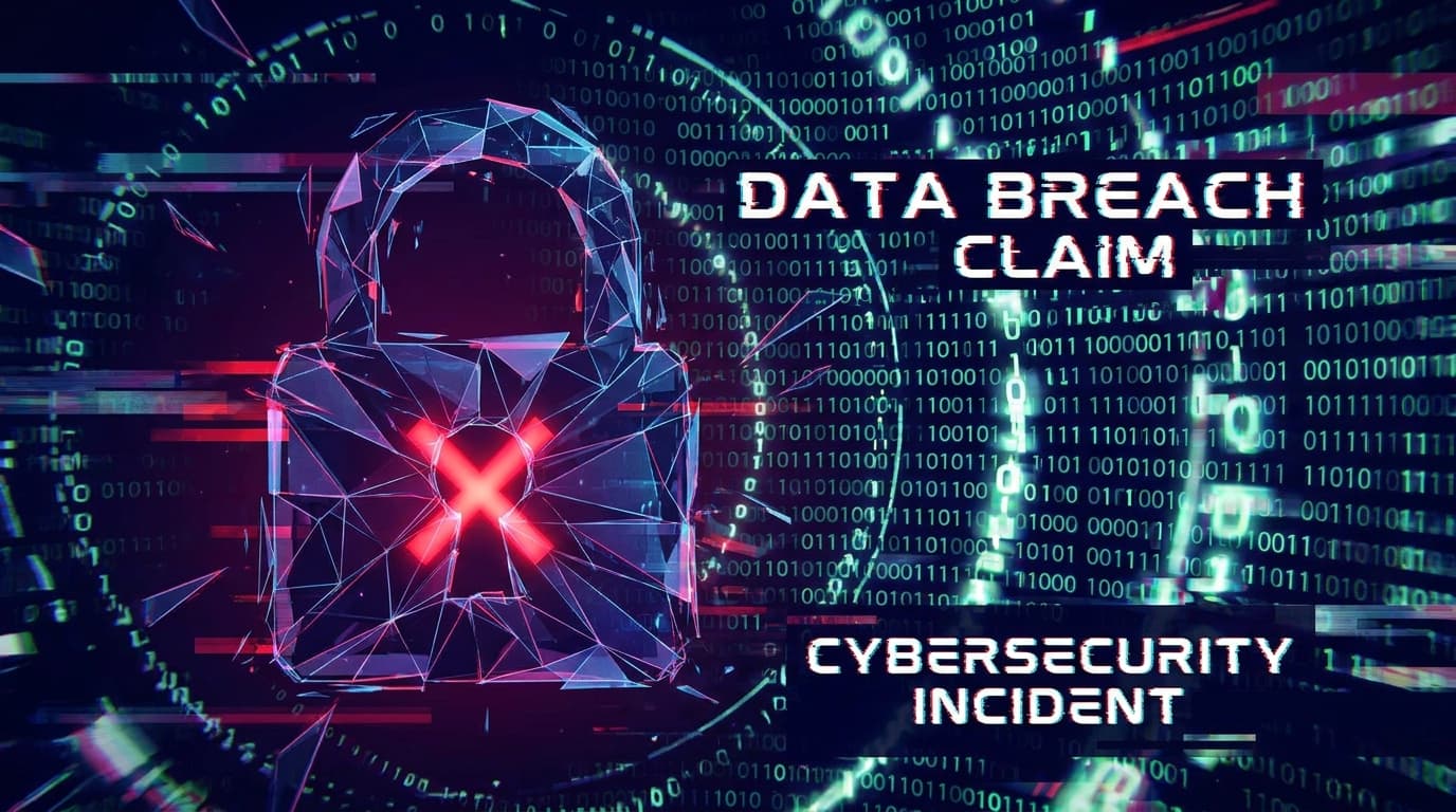 Abstract image of a digital padlock, symbolizing a cybersecurity incident and a disputed ransomware claim.