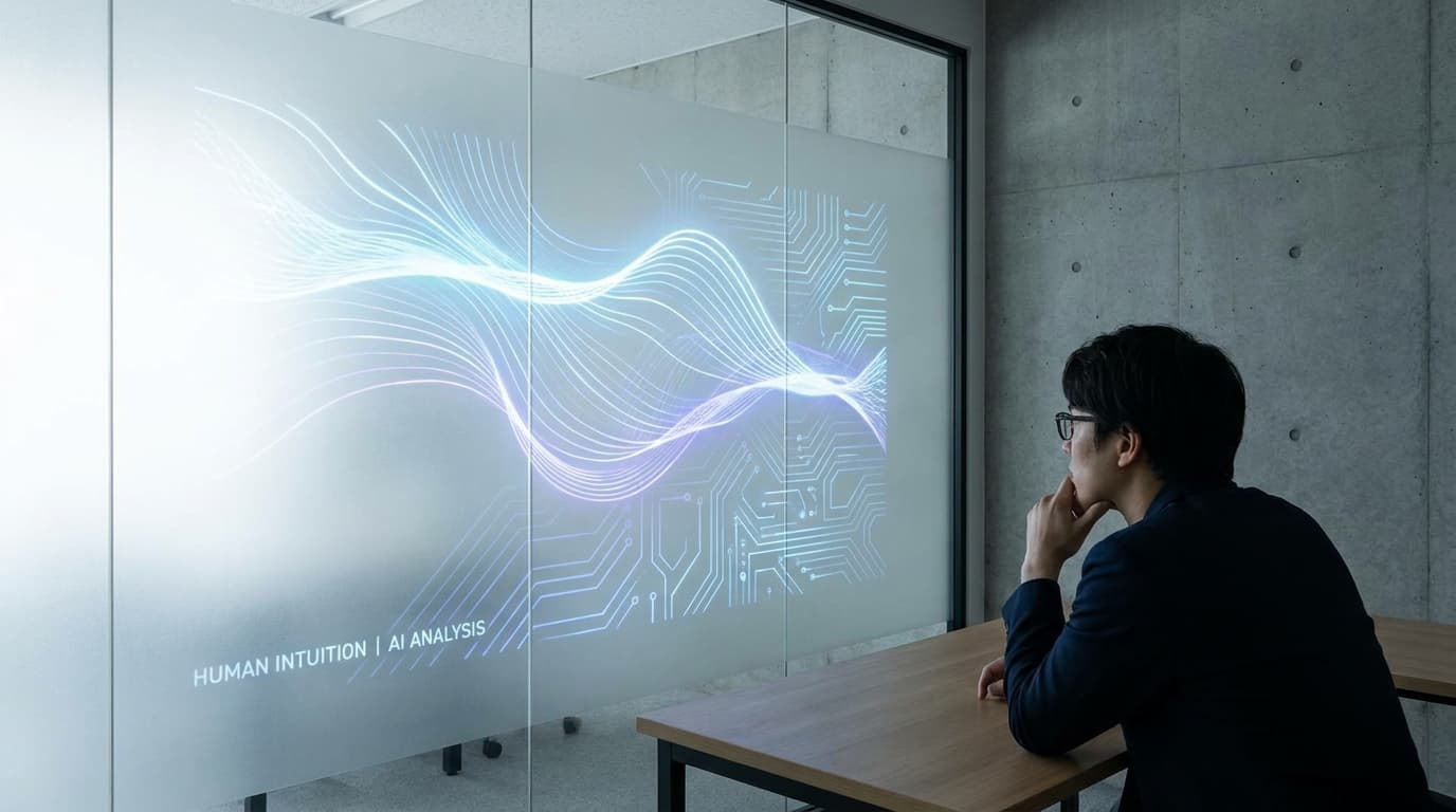 A leader contemplates the limitations of AI in strategic decision-making.
