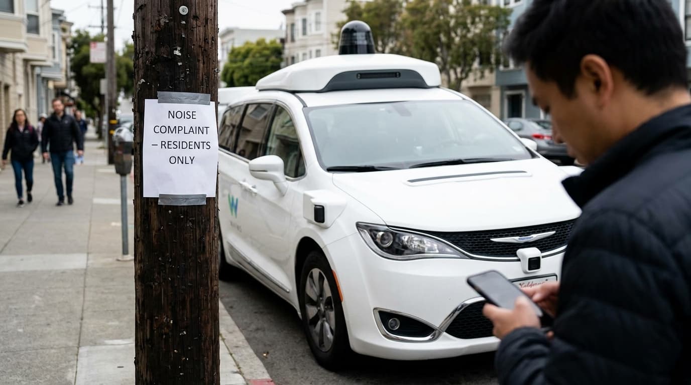 Waymo's Robotaxis Sidelined by a Simple Noise Complaint