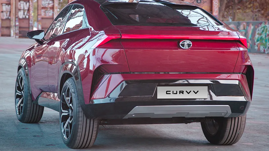 Tata Curvv rear profile