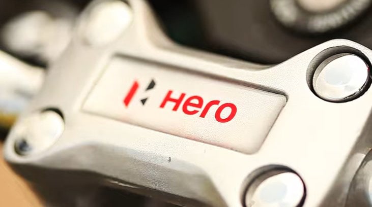 hero logo on bike