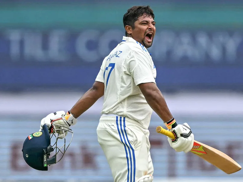 India vs New Zealand: Sarfaraz Khan delivered a fearless, counter-attacking knock, often displaying bold disregard for the opposition bowlers, as he reached his century in just 110 balls.