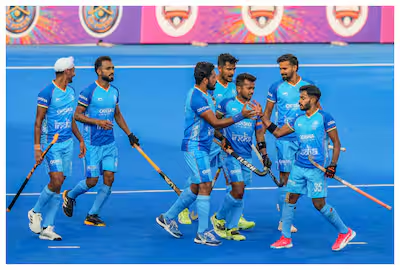 India roared back after a sluggish first half to defeat Germany 5-3 in the second and final Test at the Major Dhyan Chand National Stadium