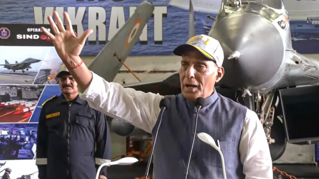 Rajnath Singh INS Vikrant