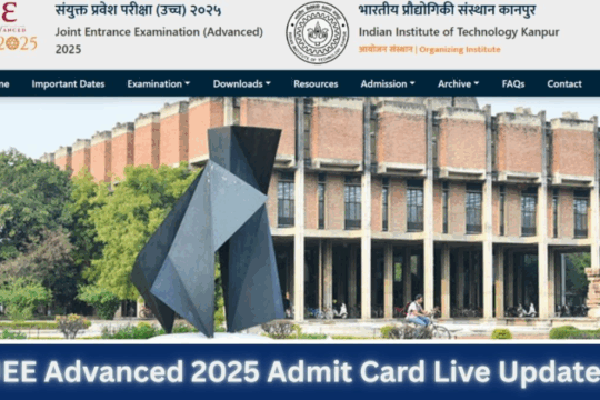 JEE Advanced 2025 Admit Card