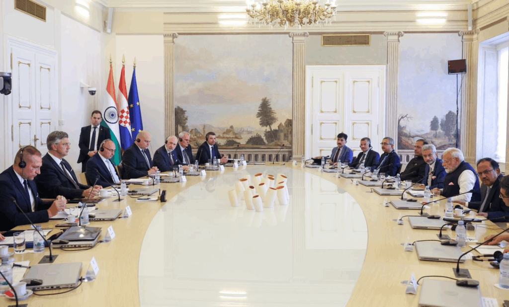 PM Modi Visit Croatia Trip, Meets Top Leadership