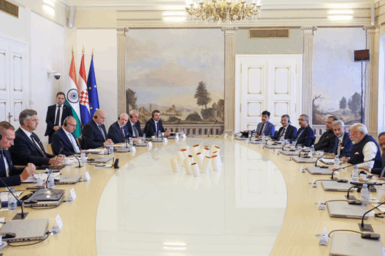 PM Modi Visit Croatia Trip, Meets Top Leadership