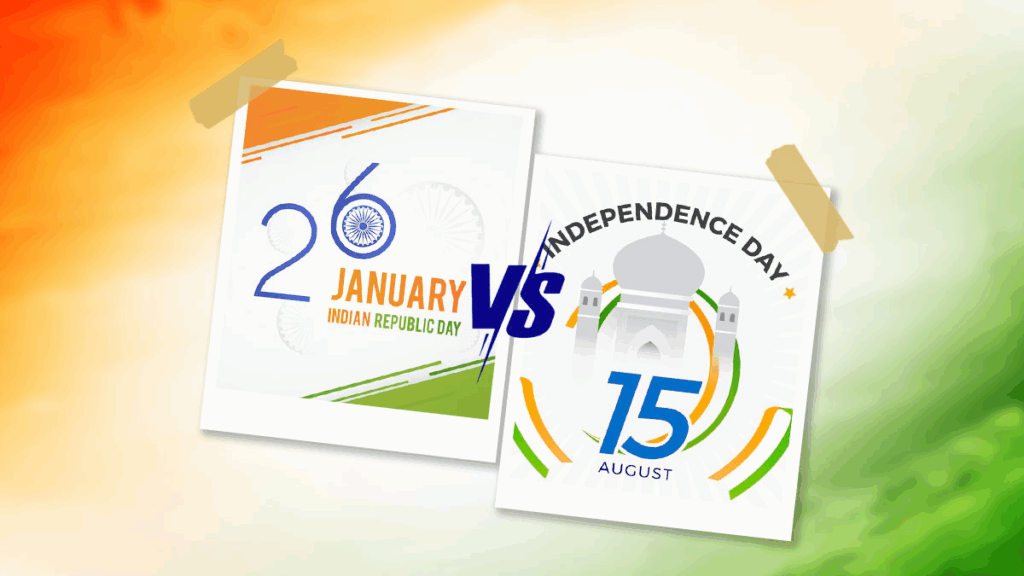 Independence Day and Republic Day