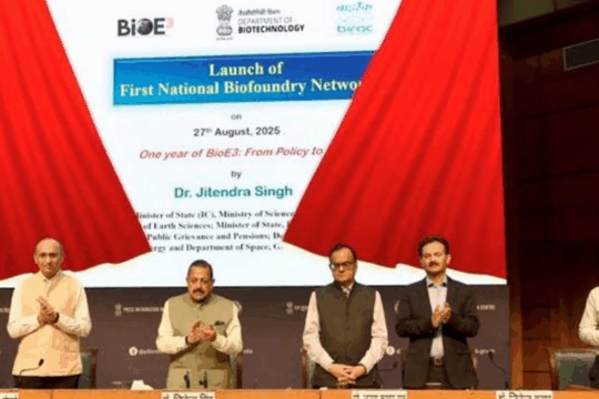 India Launches National Biofoundry Network for Biotech Growth 