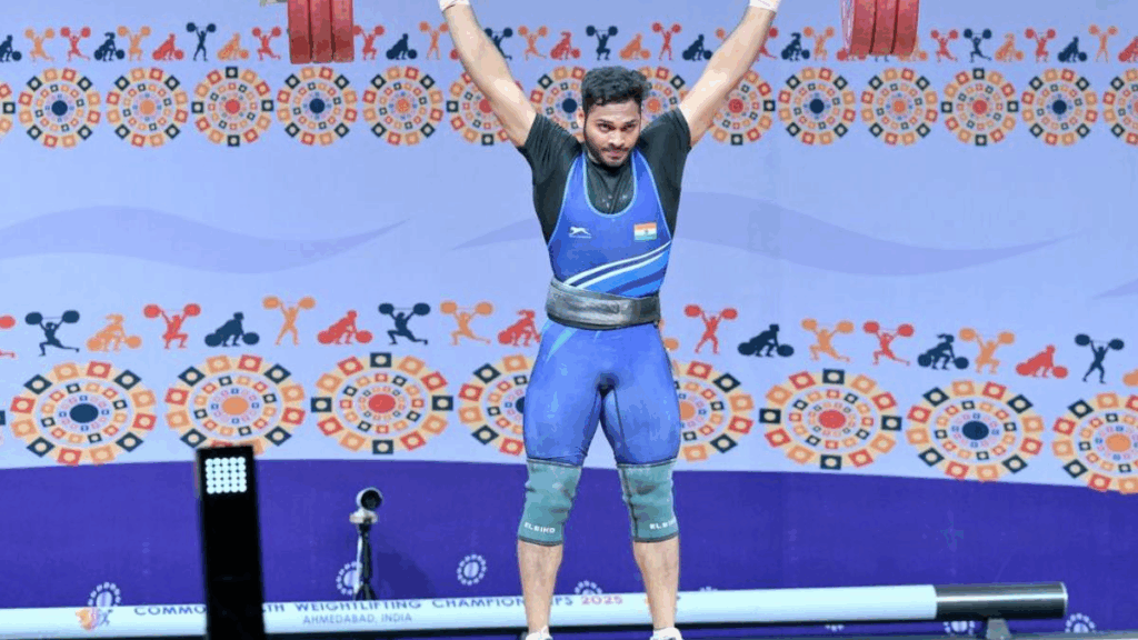 Ajaya Babu Valluri Wins Gold in Commonwealth Weightlifting