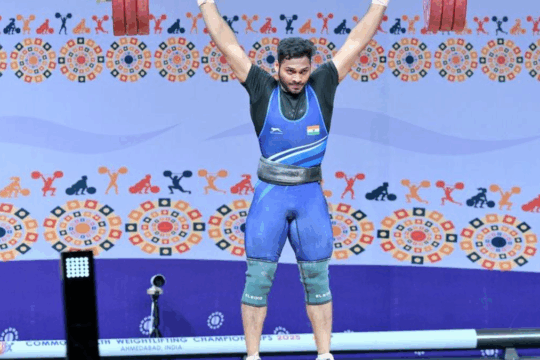 Ajaya Babu Valluri Wins Gold in Commonwealth Weightlifting 