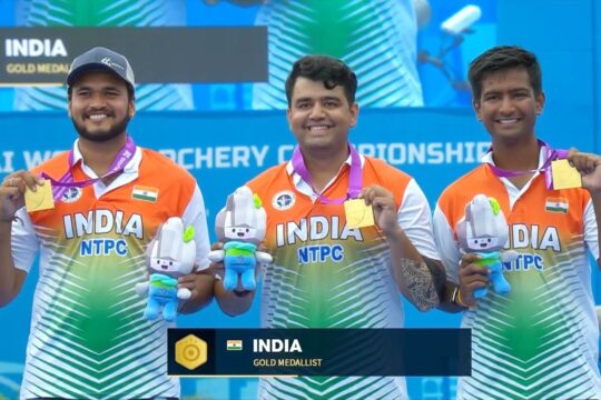India Wins First Archery Gold