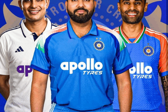 Apollo Tyres Bags ₹579 Crore Deal to Sponsor Team India Jerseys 